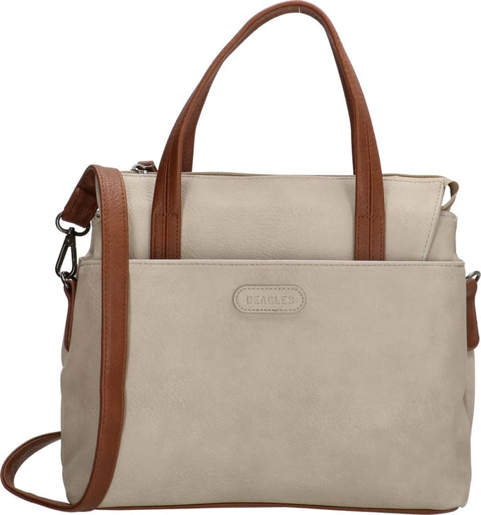 Beagles Xornes Handtas & Crossbody Schoudertas - Lichtgrijs