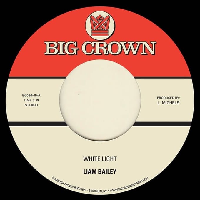 Liam Bailey - White Light / Cold & Clear (7" Single)
