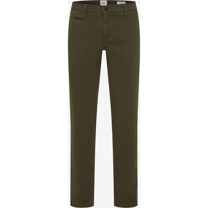 Brax Heren Chino  Style FABIO IN OLIVE Groen Olijf, groen - olijf, maat 36/30