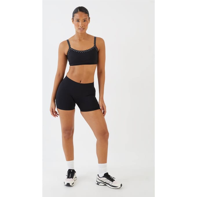 Dames Dsgn Studio Contour Naadloze Scrunch Bum Short | Zwart | Maat: Medium