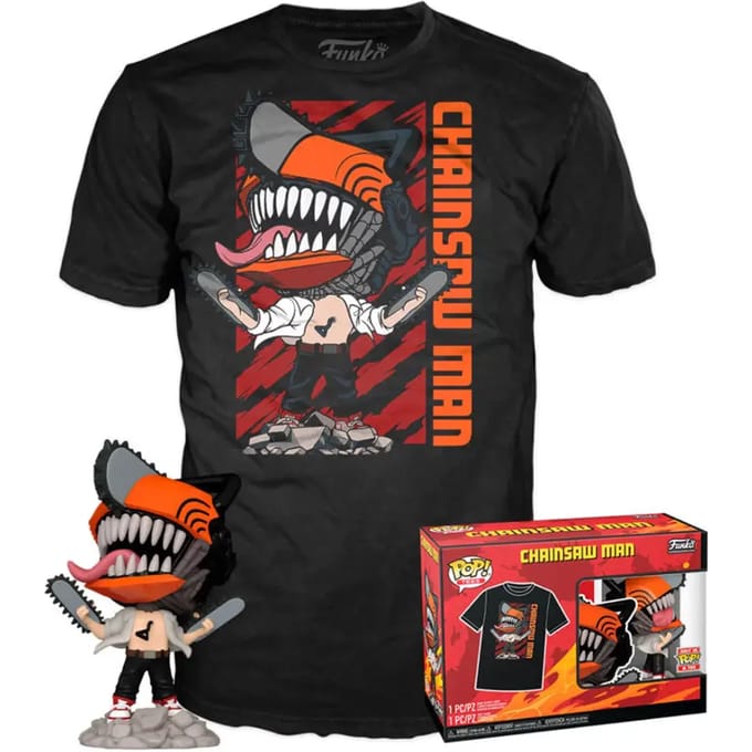 Funko POP! & TEE Box Chainsaw Man - Chainsaw Man Exclusive - XL