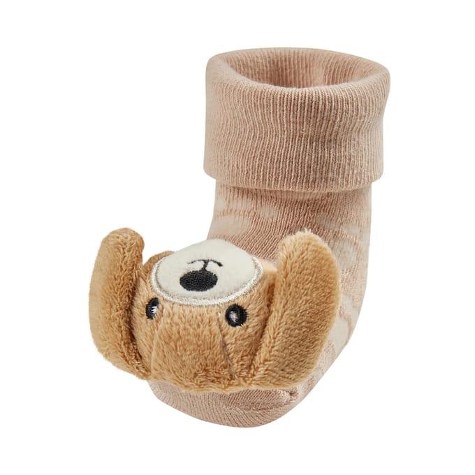 Sokken met puppy voor baby Sterntaler