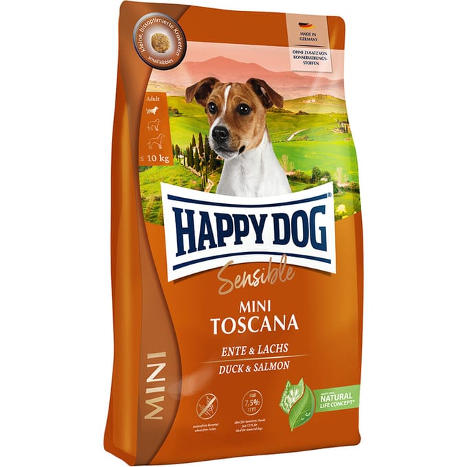 Happy Dog Sensible Mini Toscana - Dubbelpak: 2 x 4 kg