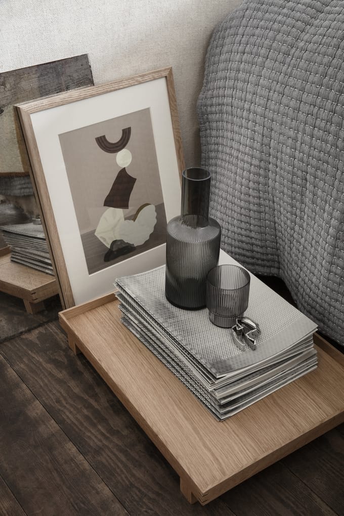 Ferm Living - Ripple Karaf - smoked grey - 4 - 6 Wochen