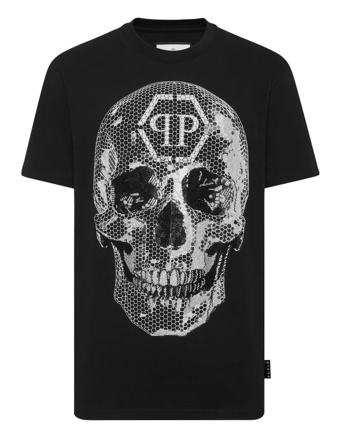T-Shirt Ronde Hals Ss Skull