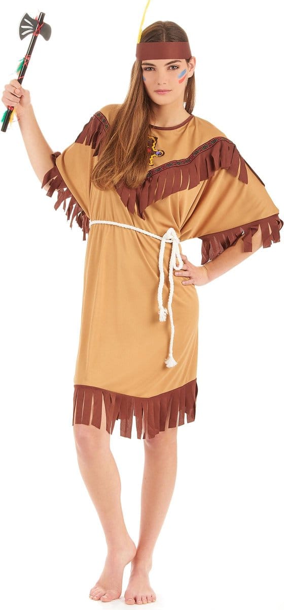 "Indianen pak voor dames - Verkleedkleding - Medium"