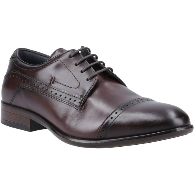 Pod Ralph Leren Herenschoenen In Kastanjebruin Oxford-Model