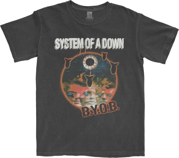 System Of A Down - BYOB Classic Heren T-shirt - M - Zwart