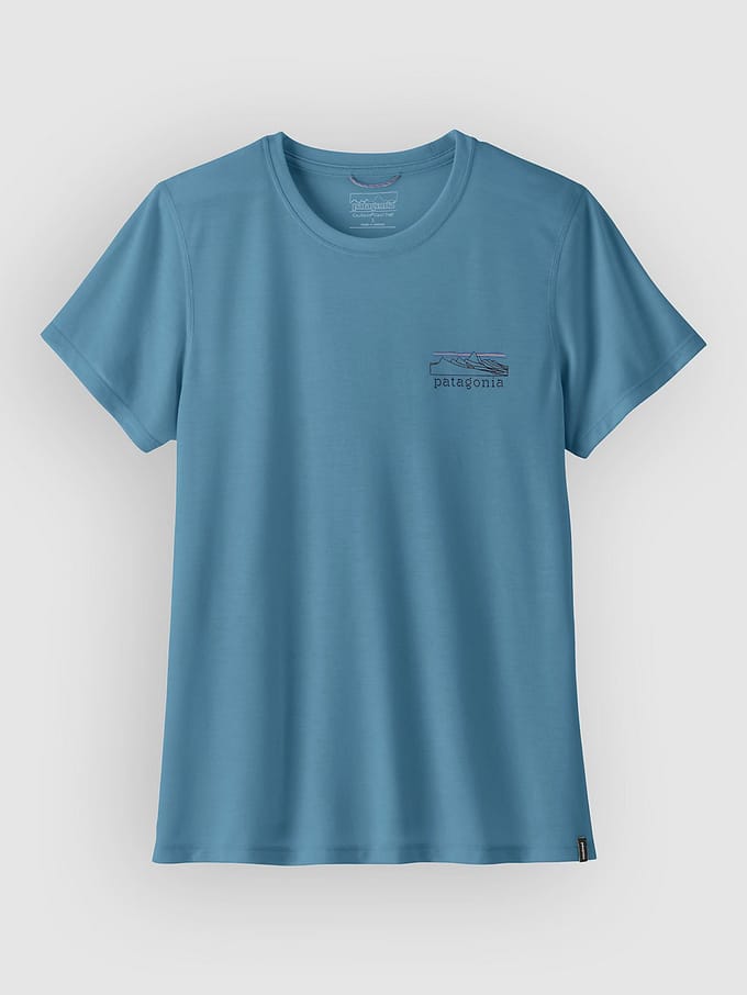 Patagonia Cap Cool Trail - Stratapeaks T-Shirt blauw