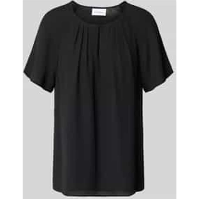 Korte mouwen chiffonblouse dames COMMA