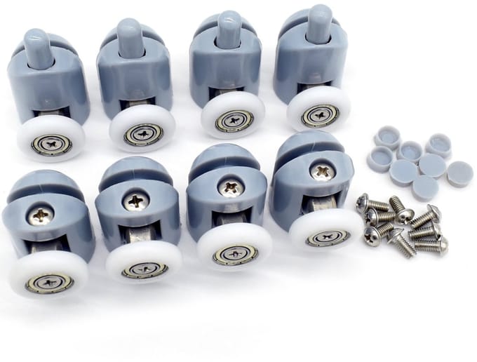 8* Douche Kamers Cabines Roller & Douche Deur Behuizingen Rollers Runners Wielen Katrollen 27mm