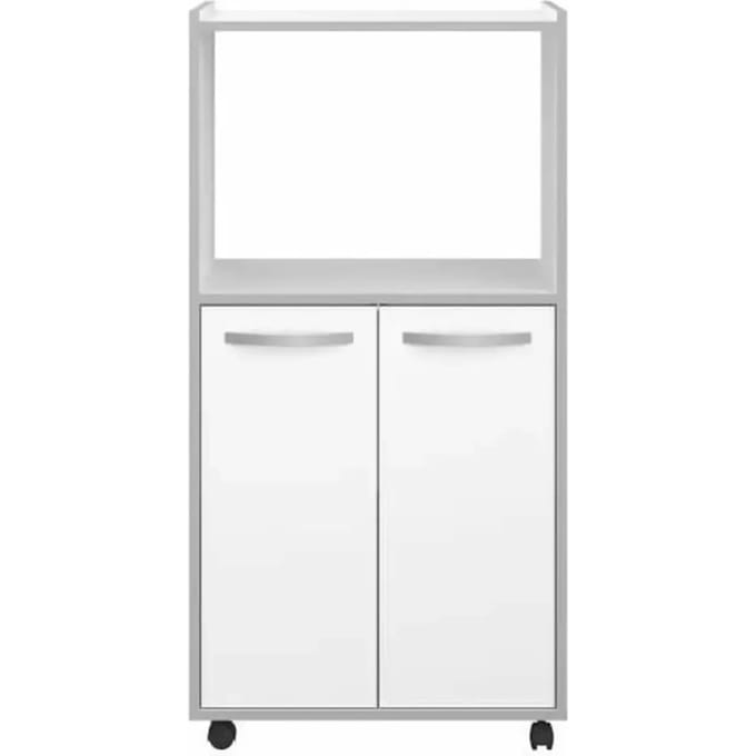 Bijzetkastje van melamine, chroom BigBuy Home
