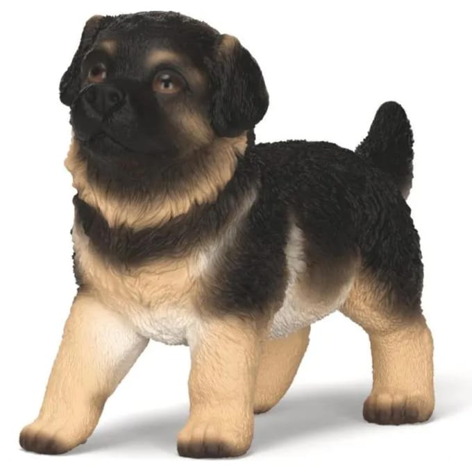 Schleich Farm World 14925 German Shepherd puppy Voertuigen