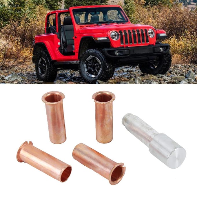 Deurscharnierpen Voeringen Bussen Kit Geschikt voor Jeep Wrangler 20072018 beige