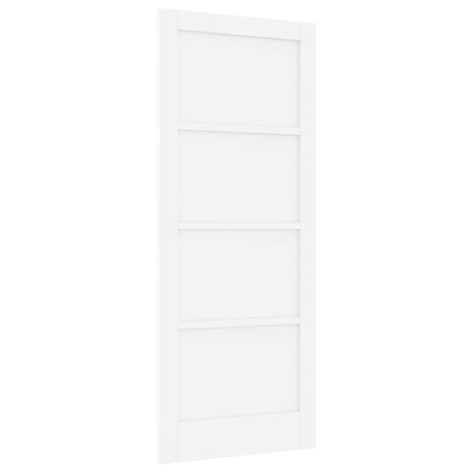 vidaXL - Interne - Deur - 83 - x - 202 - cm - Multiplex - Wit