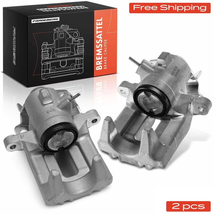 Frankberg 2x Remklauw Achteras voor VW Passat Variant Audi A6 Allroad
