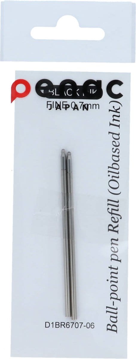 Penac Balpen Vulling - Geschikt voor Multisync MS - Makie - ELE multifunctie - 0.7mm - Zwart - 2 stuks