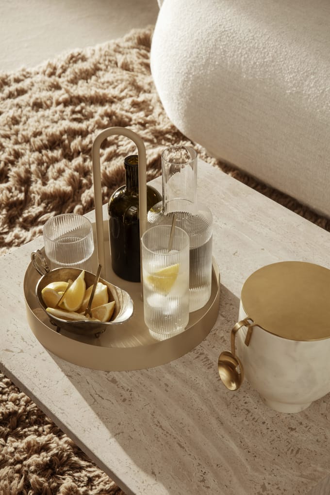 Ferm Living - Ripple Karaf - clear - transparant