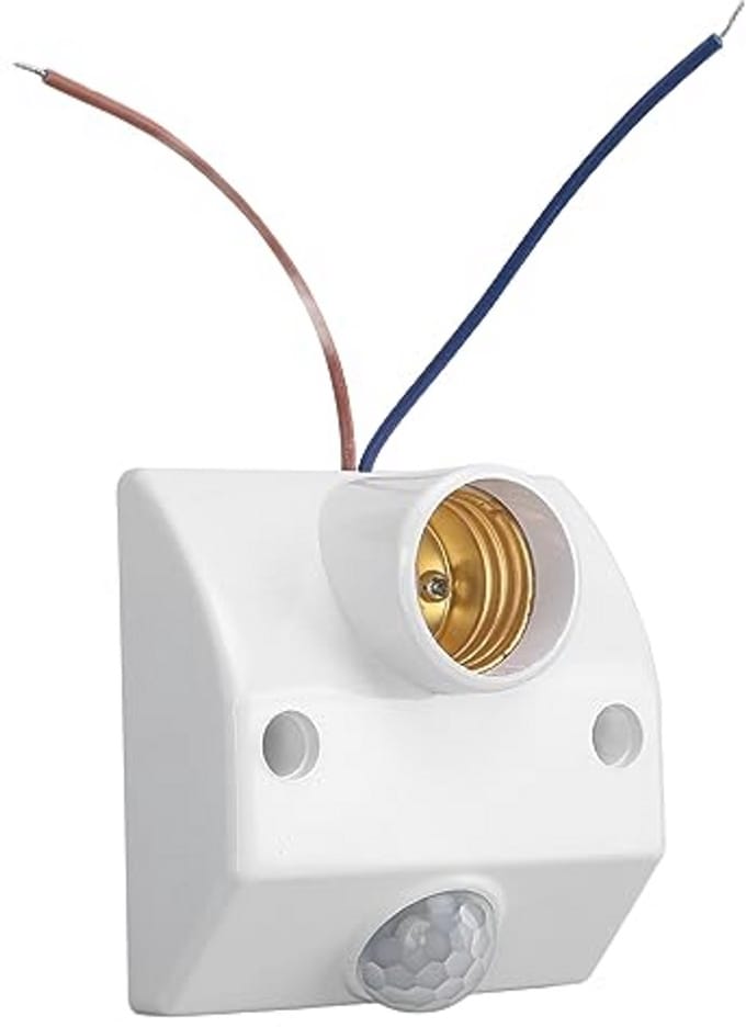 Bewegingssensor Lichtfitting E27 - Automatische Aan/Uit Lamphouder