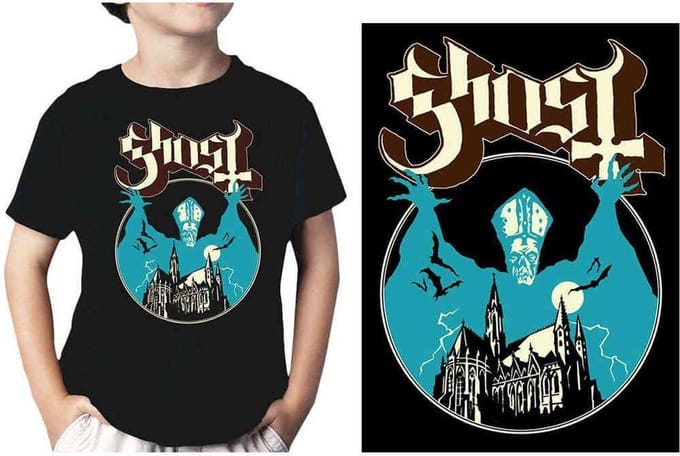 Ghost - Opus Eponymous Kinder T-shirt - Kids tm 8 jaar - Zwart