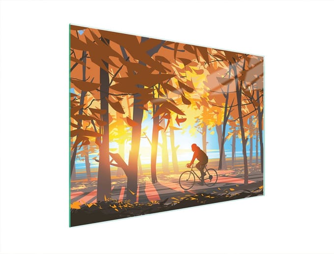 TMK ArtDeko - Snijplank Glas - 40x30 cm - UV Print - Antislip