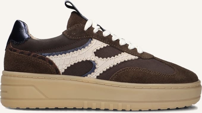 Notre-V Anemone-63 Sneakers Dames - Bruin - Maat 43