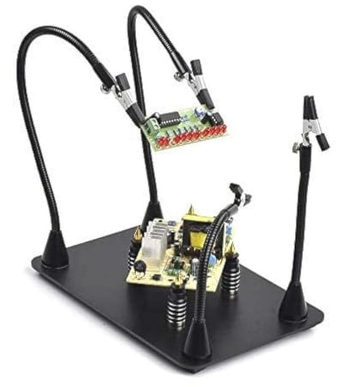 Magnetische Helpende Handen voor Solderen en Knutselen - Flexibele Printplaat Houder met Schaalbare Armen