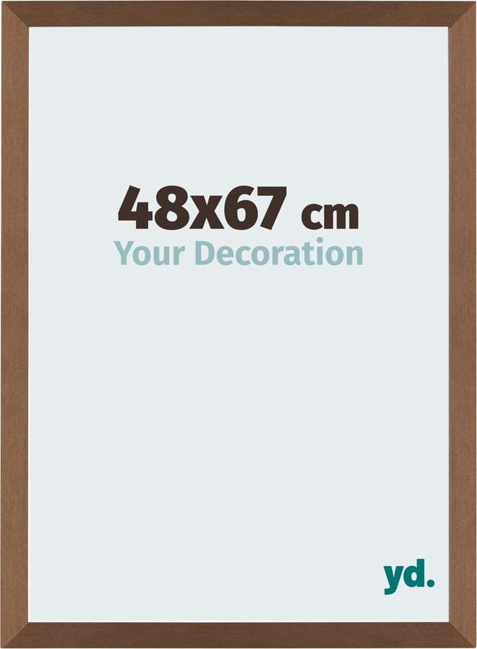 Your Decoration - Fotolijst 48x67 cm - MDF - Koper Decor - Mura