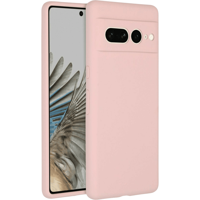 Accezz Pixel 7 Pro Liquid Siliconen Hoesje Roze