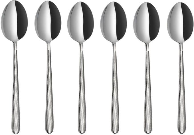Bonna Dessertlepel - Illusion - RVS - 16.7 cm - set van 6
