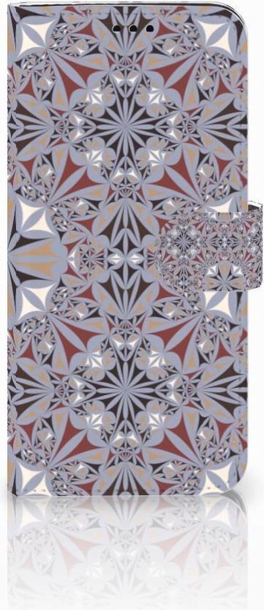 Samsung Galaxy S9 Plus Bookcase Flower Tiles
