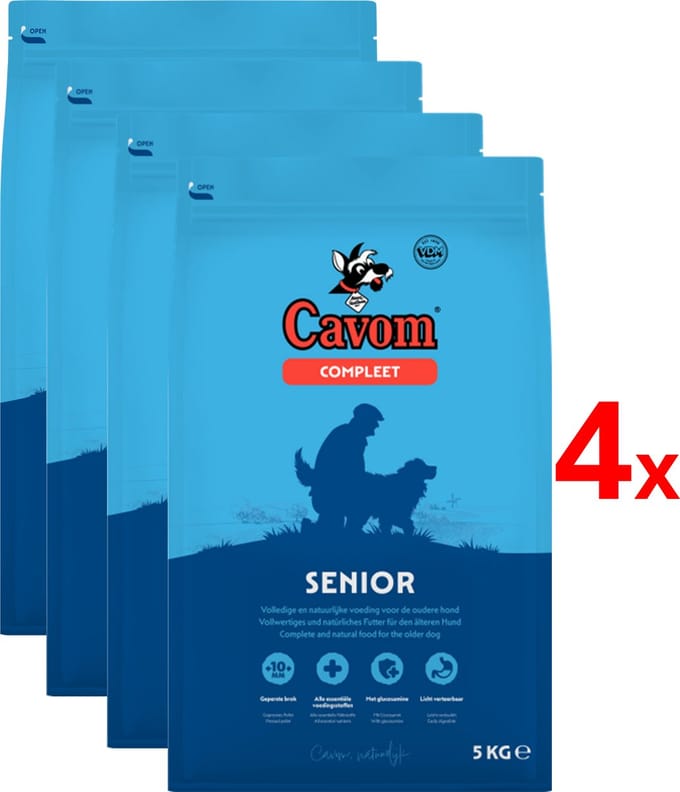 Cavom Compleet - Senior - Hondenvoer - 5kg