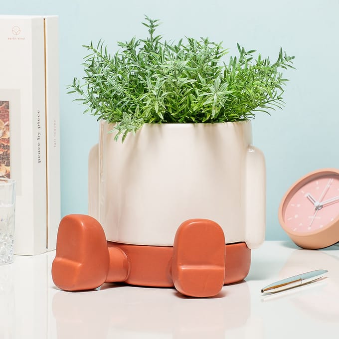 Balvi Mr. Sitty Bloempot - Rood