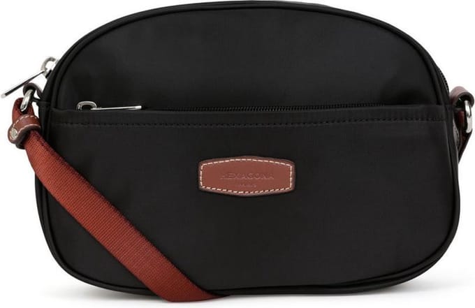 Hexagona Pop Schoudertas / Crossbodytas - Zwart