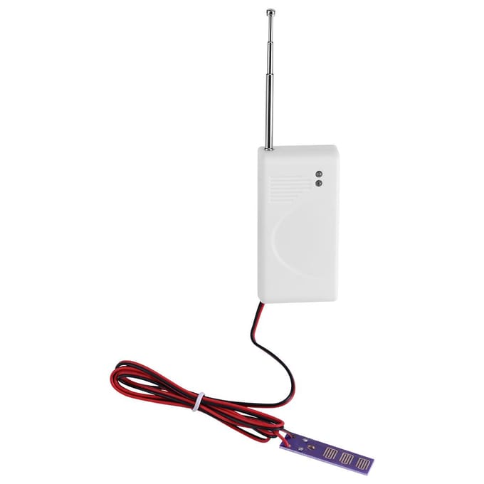 433MHz Bedrade Overloop Lekagesensor Waterniveau Lekdetector Huisbeveiligingsalarm white