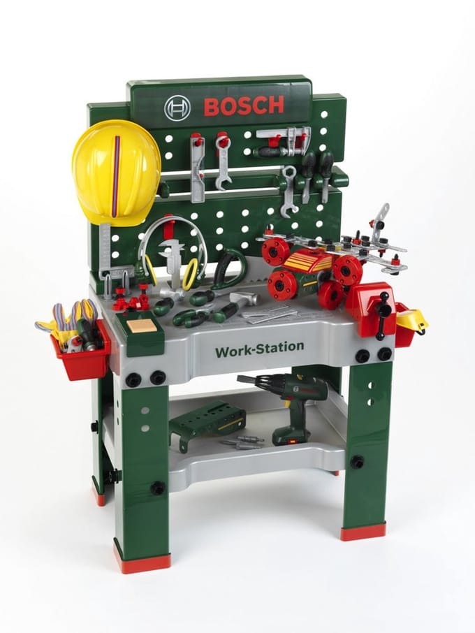 Klein Toys Bosch mini speelgoed werkbank No. 1 - incl. accessoires