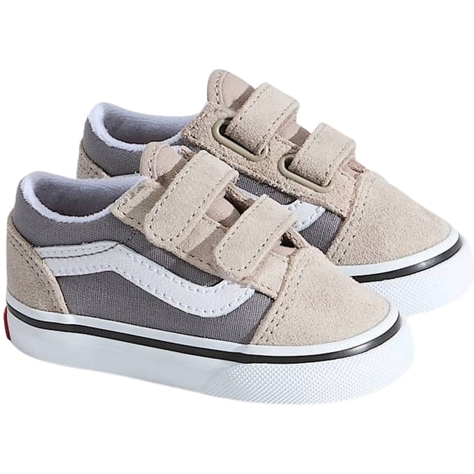 Vans Vans Old Skool V 2-tone Sneakers grijs Textiel