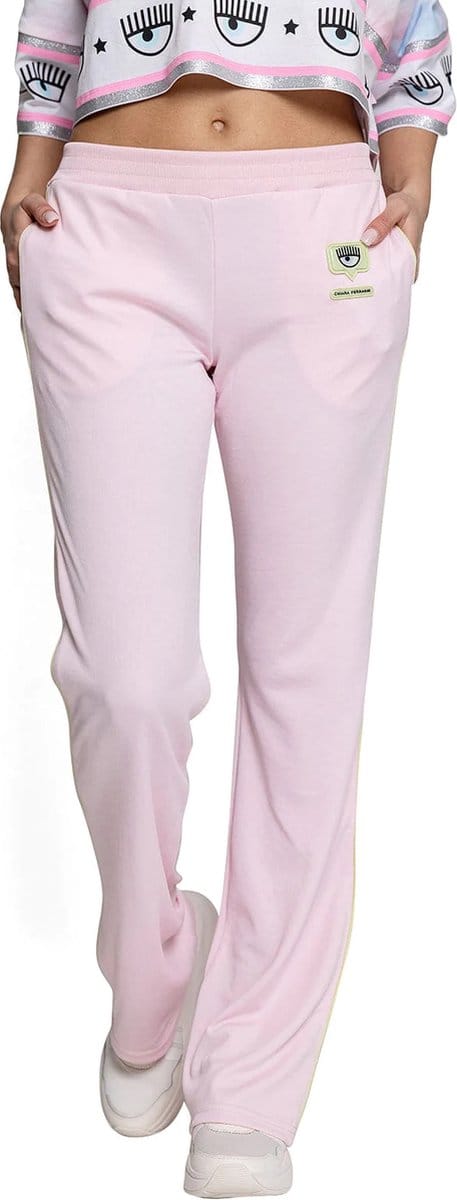 Chiara Ferragni - roze track pants met logo - maat XXS