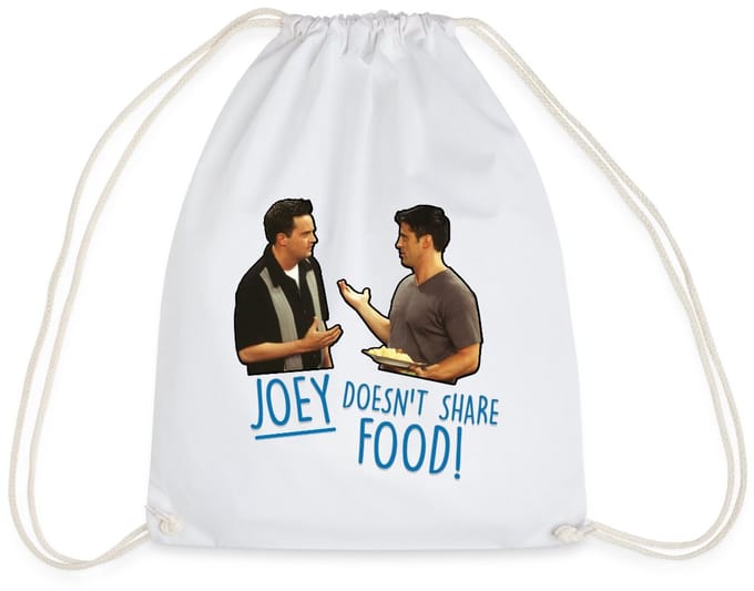 Friends Joey Doesn't Share Food Chandler Gymtas