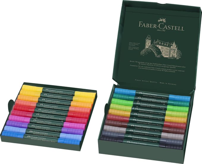 Faber Castell Albrecht Dürer Aquarelmarkers - set 5 stuks - basis   4005401603207   Verf