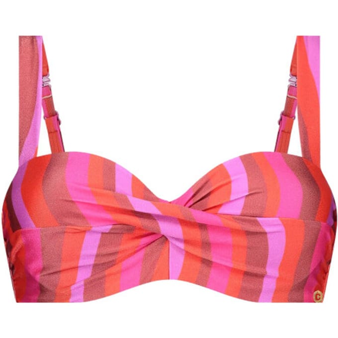 Ten Cate twisted bikini top shiny wave voor Dames | Maat 70C