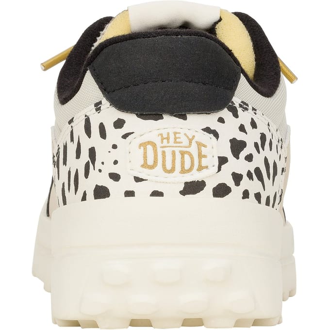 HEYDUDE - Hayden Shine Dames Sneakers Ivory/Multi - Maat 38