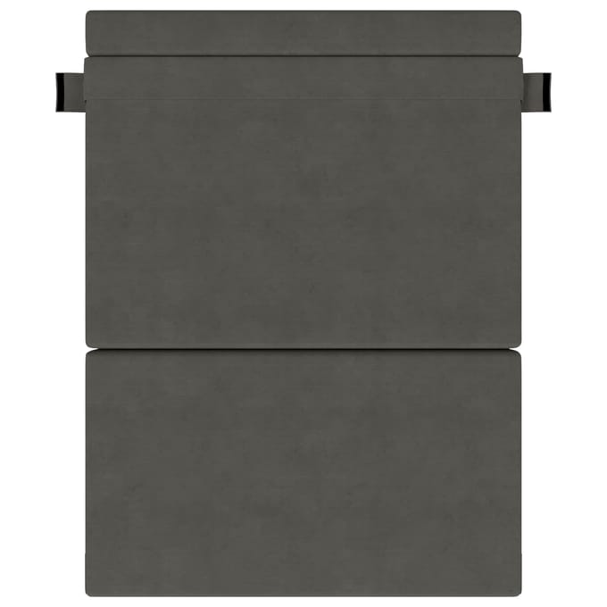 vidaXL - Vouwbare - Sofa - Bed - Donkergrijs - 152 - x - 86,5 - x - 60 - cm - Stof