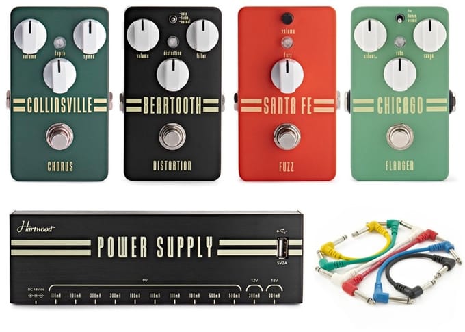 Hartwood Grunge Gitaar Effecten Pedaal Pack