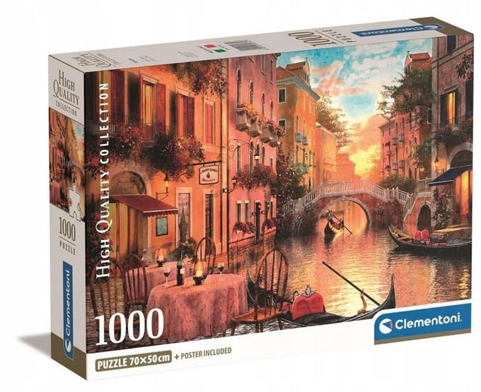 Clementoni Puzzel 1000 Stukken - Venetië Compact