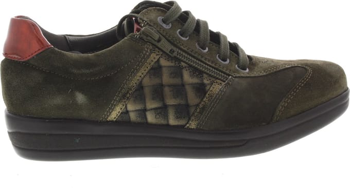 Dames Veterschoenen Xsensible Florence Forest Groen - Maat 4½