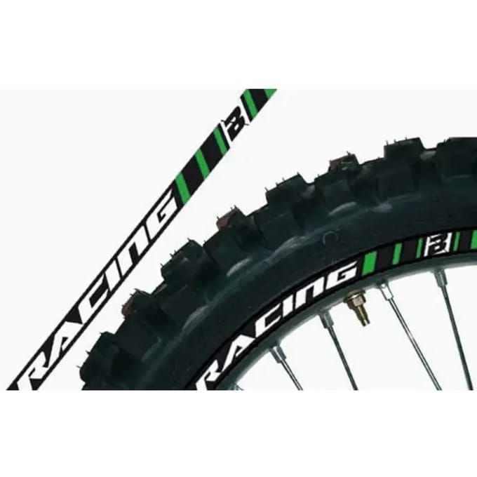 Motorcycle Rim Decoration Stickers Blackbird Racing