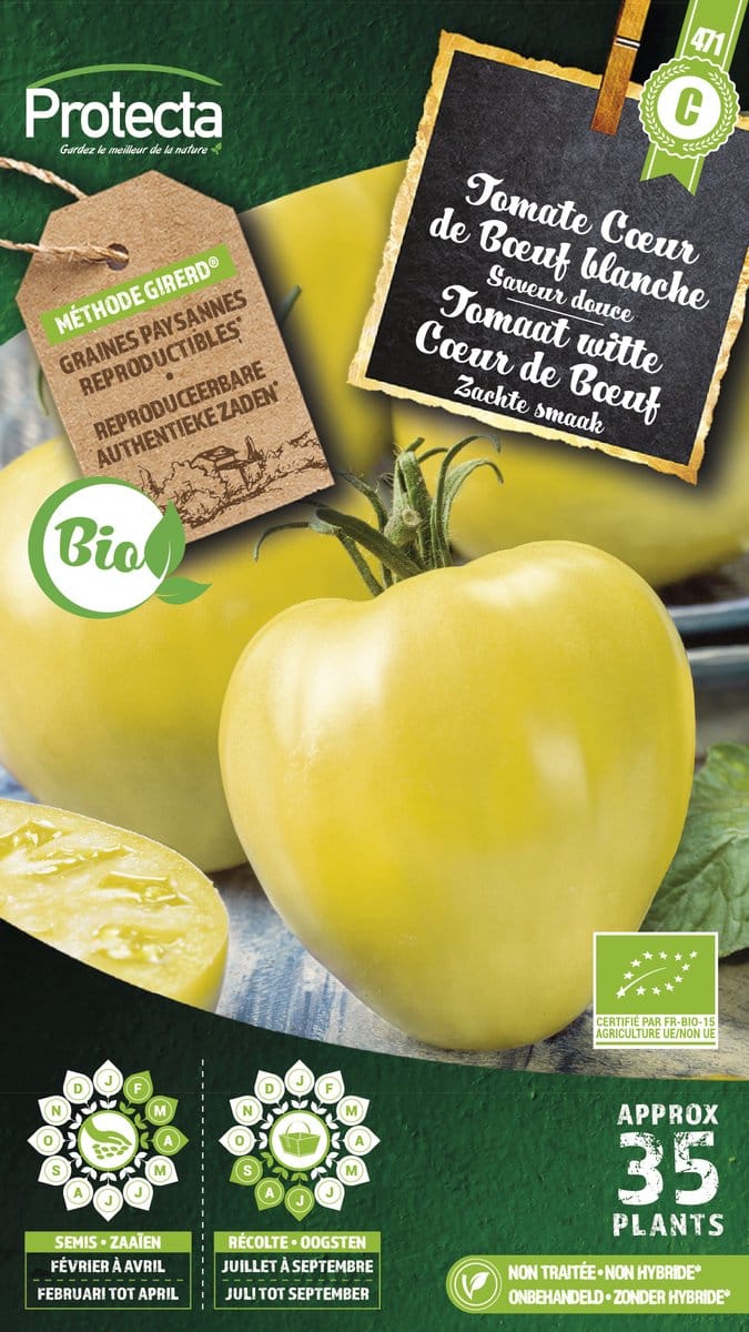 Tomaat Witte Coeur de Boeuf - zachte smaak - PR471