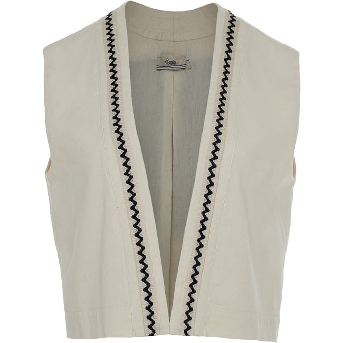 Devotion Twins Agathist Vest Offw-black Taglia: L | Cardigan Outlet | Donna