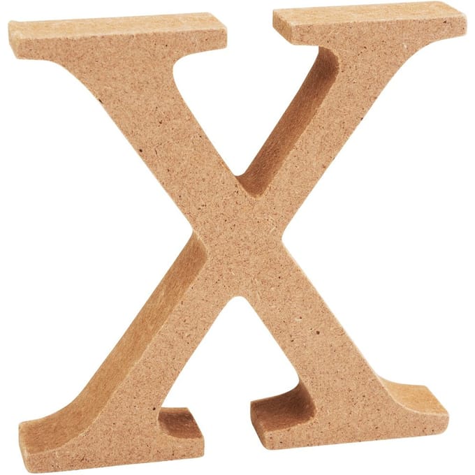 VBS MDF-brieven - Letter "X"